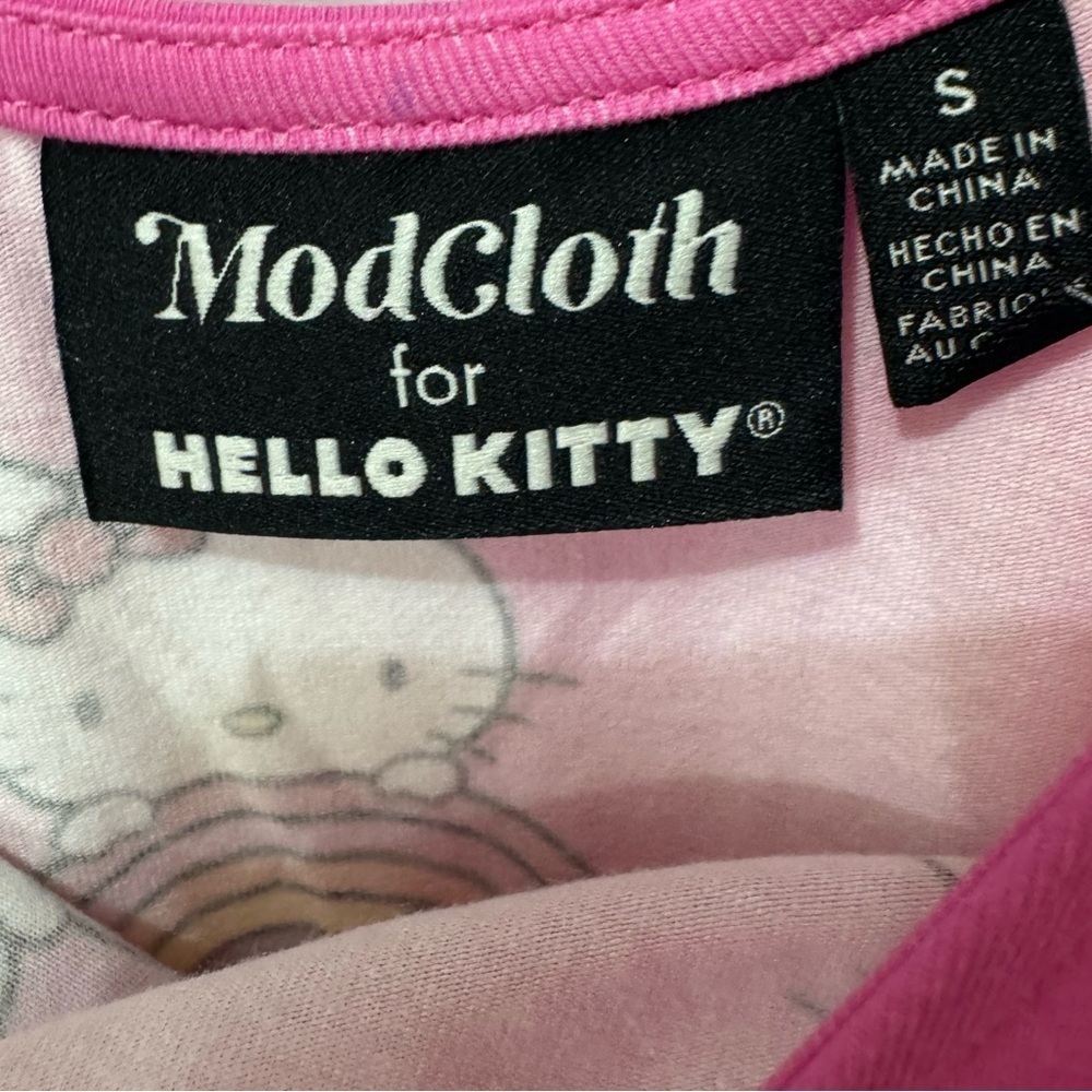 ModCloth For Hello Kitty Rainbow Skater Dress Size Small - Picture 4 of 6